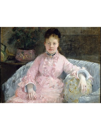 Reprodukcje obrazów The Pink Dress - Berthe Morisot
