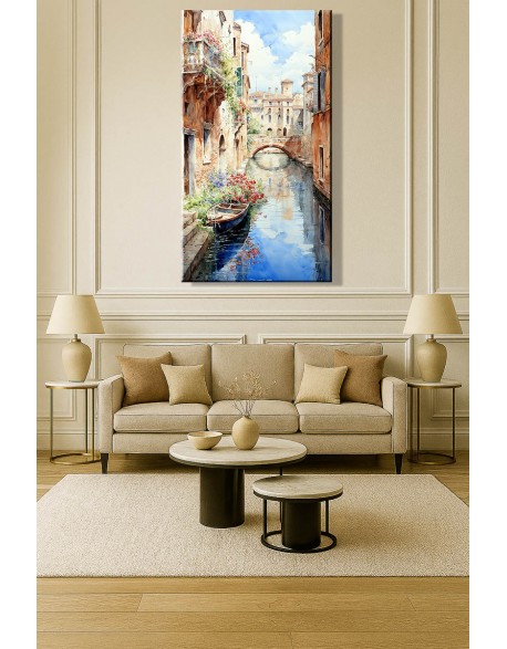 Obraz na płótnie Kanał w Wenecji fotoobraz