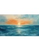 Obraz na płótnie Zachód słońca nad morzem fotoobraz