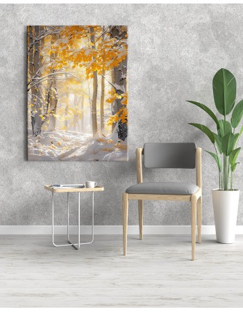 Obraz na płótnie Zimowe drzewa fotoobraz