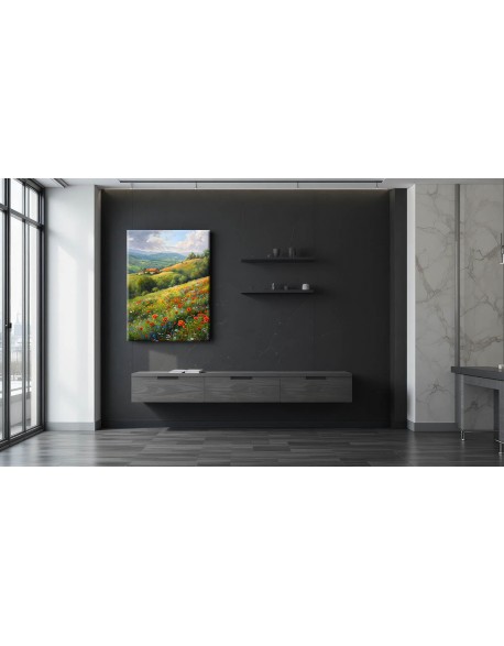 Obraz na płótnie Kwiatowa polana fotoobraz