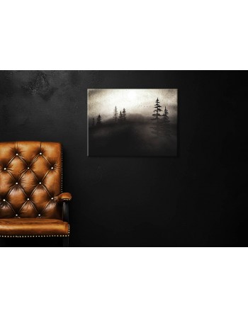 Obraz na płótnie Mglisty pagórek fotoobraz