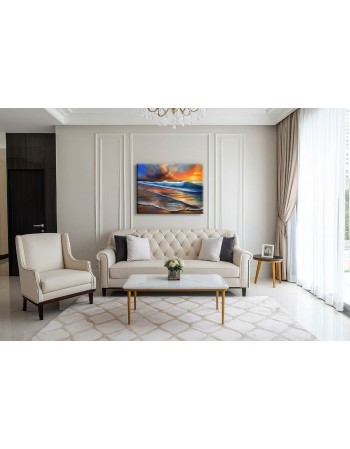 Obraz na płótnie Oceaniczne fale fotoobraz