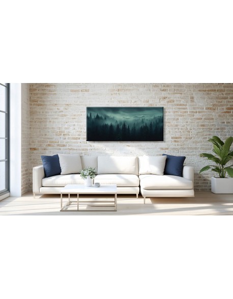 Obraz na płótnie Mglisty las fotoobraz