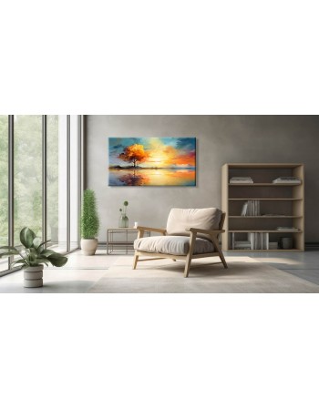 Obraz na płótnie Abstrakcyjny krajobraz fotoobraz