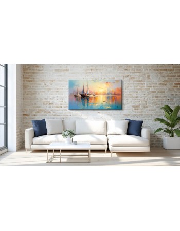 Obraz na płótnie Statki na morzu fotoobraz