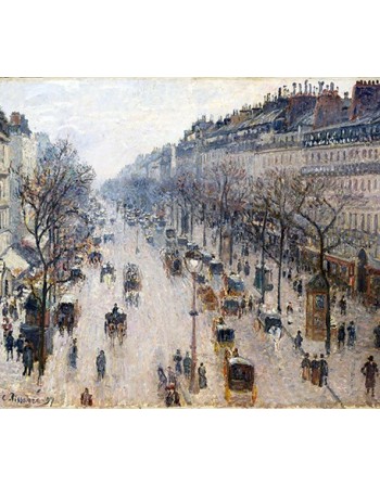 Reprodukcje obrazów Boulevard Montmartre - Camille Pissarro