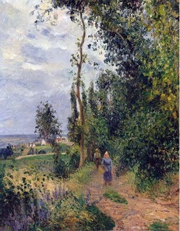 Reprodukcje obrazów Côte des Grouettes, near Pontoise - Camille Pissarro