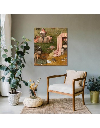 Reprodukcja obrazu Alegoria nieumiarkowania - Hieronim Bosch