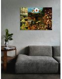 Reprodukcja na płótnie Sąd ostateczny - Hieronim Bosch