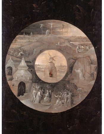 Reprodukcja obrazu Sceny z męki Chrystusa - Hieronim Bosch obraz na płótnie