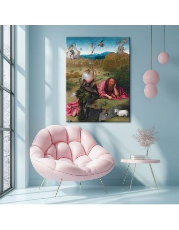 Reprodukcja obrazu Św. Jan Chrzciciel - Hieronim Bosch obraz na płótnie