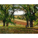 Reprodukcje obrazów The Chestnut Trees at Osny - Camille Pissarro