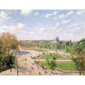 Reprodukcje obrazów The Garden of the Tuileries on a Spring Morning - Camille Pissarro
