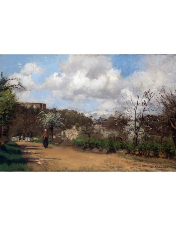 Reprodukcje obrazów View from Louveciennes - Camille Pissarro