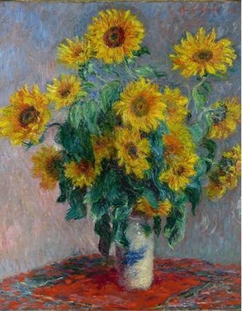Reprodukcje obrazów Bouquet of Sunflowers - Claude Monet