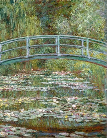 Reprodukcje obrazów Bridge over a Pond of Water Lilies - Claude Monet
