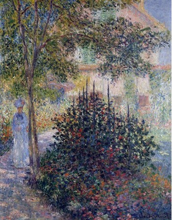 Camille Monet in the Garden at Argenteuil