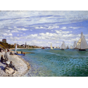 Reprodukcje obrazów Regatta at Sainte-Adresse - Claude Monet