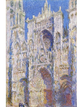 Reprodukcje obrazów Rouen Cathedral, West Façade, Sunlight - Claude Monet