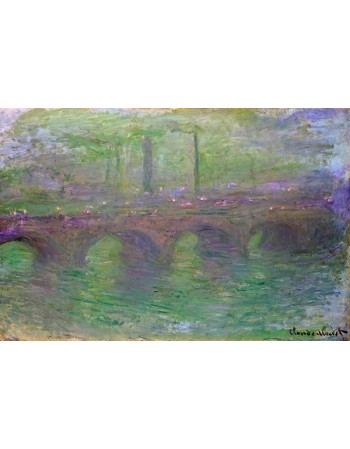 Reprodukcje obrazów Waterloo Bridge_1 - Claude Monet