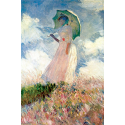 Reprodukcje obrazów Woman with sunshade - Claude Monet
