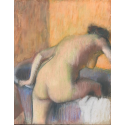 Reprodukcje obrazów Bather Stepping into a Tub - Edgar Degas