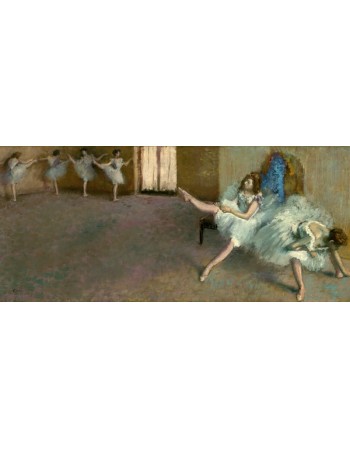 Reprodukcje obrazów Before the Ballet - Edgar Degas