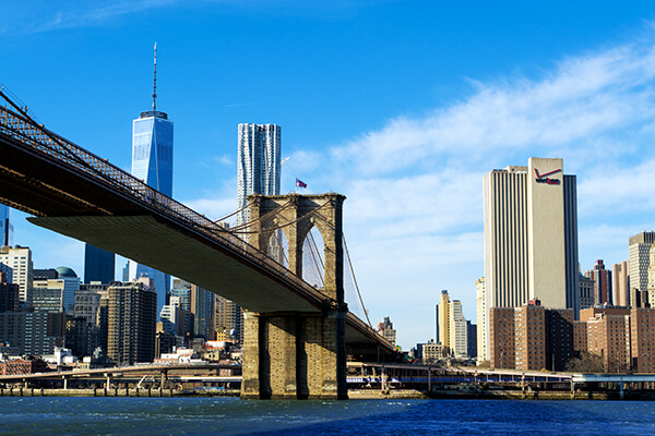Obraz na płótnie fotoobraz new york brooklyn bridge